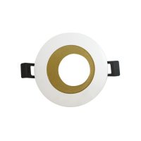 ACA Lighting zapuštěné svítidlo GU10 bílá + zlatá hliník GLGU1WG ACA Lighting zapuštěné svítidlo GU10 bílá + zlatá hliník GLGU1WG