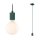 PAULMANN Neordic z�v�sn� sv�tidlo Tilla E27 max. 60W zelen� stm�vateln� kov