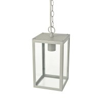 ACA Lighting b�l� venkovn� z�v�sn� sv�tidlo CELIA 1XE27 IP44 s �ir�m sklem CELIA1PWH