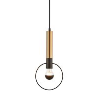 ACA Lighting závěsné svítidlo 1XE27 mosaz/černý kov D18XH116CM MIRACOLO HL39971P18BB ACA Lighting závěsné svítidlo 1XE27 mosaz/černý kov D18XH116CM MIRACOLO HL39971P18BB