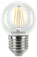 CENTURY LED FILAMENT MINI GLOBE �IR� 4W E27 2700K 470Lm 360d 45x72mm IP20 CEN INH1G-042727
