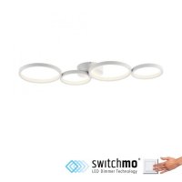 PAUL NEUHAUS LED stropn� sv�tidlo b�l� kruhov� 3 krokov� stm�va� modern� do interi�ru krokov� stm�vateln� 3000K PN 6183-16