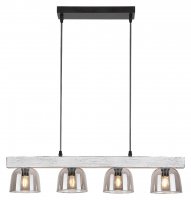 Rabalux závěsné svítidlo Cardamom E14 4x MAX 40W stříbrný dub 3120 Rabalux závěsné svítidlo Cardamom E14 4x MAX 40W stříbrný dub 3120