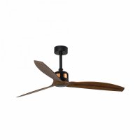 FARO COPPER FAN M, černá/dřevo, stropní ventilátor FARO COPPER FAN M, černá/dřevo, stropní ventilátor