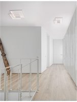 NOVA LUCE stropn� sv�tidlo PORTO b�l� ocel hlin�k a akryl LED 30W 230V 3000K IP20 stm�vateln� 9364036