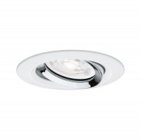 PAULMANN LED vestavn� sv�tidlo Nova Plus GU10 Flat IP65 93mm 4,9W 230V stm�vateln� 4000K b�l� mat/chrom