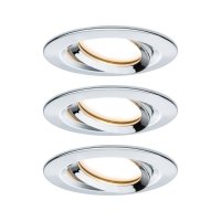 PAULMANN Vestavné svítidlo LED Nova Plus kruhové 3x6,8W chrom výklopné stmívatelné 936.84 P 93684 PAULMANN Vestavné svítidlo LED Nova Plus kruhové 3x6,8W chrom výklopné stmívatelné 936.84 P 93684