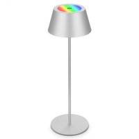 BRILONER LED RGB nab�jec� stoln� lampa 38 cm 2W 200lm chrom IP44 BRILO 7466018