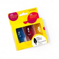 LED Blistr FILAMENT �i�ka barevn� 3 ��rovky 20V/0,2W