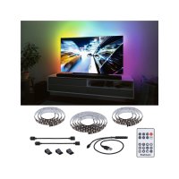 PAULMANN EntertainLED USB LED Strip osv�tlen� TV 75 Zoll 3,1m 5W 60LEDs/m RGB+