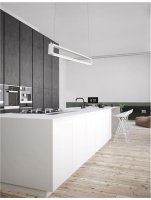 NOVA LUCE z�v�sn� sv�tidlo LINE b�l� hlin�k a akryl rota�n� LED 38W 230V 3000K IP20 9117338