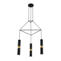 ACA Lighting z�v�sn� sv�tidlo 3XGU10 �ern� kov 56X49XH150CM DA VINCI HM853P56BK