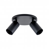 Deko-Light stropn� p�isazen� sv�tidlo - Can Tilt kulat�, 2x 7,5 W GU10, �ern� 348254