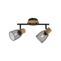 LEUCHTEN DIREKT is JUST LIGHT Stropn� sv�tidlo d�evo / kov E14 patice spot bodov� sv�tidlo LD 15192-79