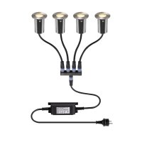 BIG WHITE (SLV) TRAIL-LITE� 60 sada 4 sv�tidel do zem�, 3000 K, IP67, kulat�, nerezov� ocel / hlin�k 1008841