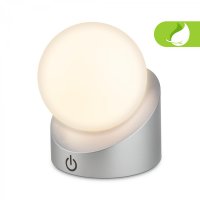 BRILONER Sora Mini LED stolní lampička bezdrátová IP54, stmívatelné, dotykový vypínač, matný chrom 7561014 BRILONER Sora Mini LED stolní lampička bezdrátová IP54, stmívatelné, dotykový vypínač, matný chrom 7561014