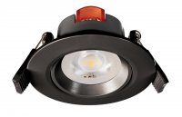 Deko-Light stropn� vestavn� sv�tidlo, SMD-68-230V-DIM-2700K-kulat�, 220-240V 6,5 W 2700 K 510 lm dopravn� �ern� RAL 9017 565385