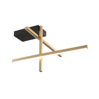 ZUMALINE 22008C3-BK/GD EDGE stropn� sv�tidlo �ern�-zlat�