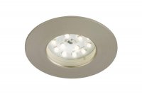 BRILONER LED vestavn� sv�tidlo, pr. 7,5 cm, matn� nikl IP44 BRI 7204-012