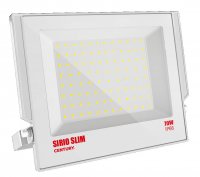 CENTURY LED reflektor SIRIO SLIM B�L� 70W 4000K 110d 230x270x28mm IP66 IK08