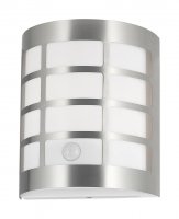 Rabalux venkovní nástěnné svítidlo Sevilla E27 MAX 11W saténová chromová IP44 8800 Rabalux venkovní nástěnné svítidlo Sevilla E27 MAX 11W saténová chromová IP44 8800