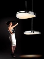 Z�v�sn� sv�tidlo AZzardo Circulo 58 pendant chrome AZ0988 E27 4x60W IP20 58cm chromov�