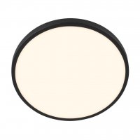 BRILONER Nobre stropn� sv�tidlo pr.33 cm - 17,5W, 2400lm, tepl� b�l�, LED, �ern� 3961015