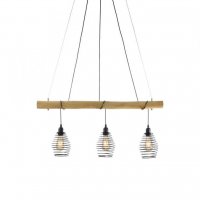 LEUCHTEN DIREKT is JUST LIGHT Závěsné svítidlo, dřevo, přírodní, 3-ramenné, E27, nastavitelná výška LEUCHTEN DIREKT is JUST LIGHT Závěsné svítidlo, dřevo, přírodní, 3-ramenné, E27, nastavitelná výška