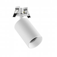 Deko-Light vestavn� bodov� sv�tidlo - Can Tilt kulat�, 1x 7,5 W GU10, b�l� 565755