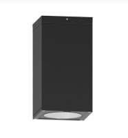 V�PRODEJ VZORKU LIGMAN Stropn� venkovn� sv�tidlo hranol JET 42 LED 39W 40� 3000K 2788lm IP65 �ern� RAL9011 (LGM JE-80061-M-W30-01)