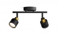 Philips Niall bodov� sv�tidlo 2x GU10 5W bez zdroje 27,5cm IP20, �ern�