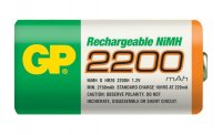 Nabíjecí baterie GP NiMH 2200 mAh R20 (D) Nabíjecí baterie GP NiMH 2200 mAh R20 (D)