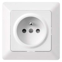 EMOS Z�suvka jednon�sobn�, b�l� 1906010502