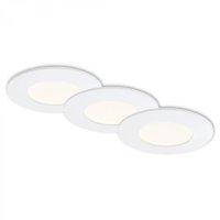 BRILONER 3ks sada LED vestavné svítidlo, pr. 8,5 cm, 4,8 W, bílé IP44 BRI 7282-036 BRILONER 3ks sada LED vestavné svítidlo, pr. 8,5 cm, 4,8 W, bílé IP44 BRI 7282-036