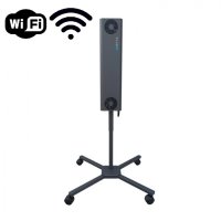 Germicidn� z��i� UVETTA Wi-Fi - Metalick� �ern� IN48ABW SET, UV-C INDIRECT BLACK, UV-C power :48W , 60m3/hod se stojanem