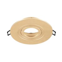 BIG WHITE (SLV) NEW TRIA 75 XL krou�ek pro vestavbu do stropu, D: 11 H: 2,6 cm, IP 20, r��ov� zlato 1007633