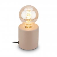 BRILONER Tubo stoln� lampi�ka - s vyp�na�em, E27 patice, max. 10W, b�ov� 7658011