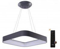 AZzardo Solvent S SMART závěsné svítidlo LED 64W 5120lm 3000-6000K 80cm hranaté IP20, šedé + ovladač AZzardo Solvent S SMART závěsné svítidlo LED 64W 5120lm 3000-6000K 80cm hranaté IP20, šedé + ovladač
