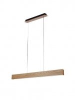 LED Závěsné svítidlo AZzardo Laria Wood AZ2700 50W 3000lm 3000K IP20 hnědé LED Závěsné svítidlo AZzardo Laria Wood AZ2700 50W 3000lm 3000K IP20 hnědé