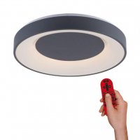 LEUCHTEN DIREKT is JUST LIGHT LED stropn� sv�tidlo, antracit, stm�vateln�, App, d�lkov� ovlada� MEDION RGB+2700-5000K