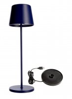 Deko-Light nabíjecí svítidlo - sada Canis modrá + nabíjecí základna 620197 Deko-Light nabíjecí svítidlo - sada Canis modrá + nabíjecí základna 620197