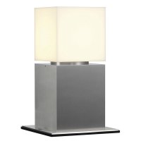 BIG WHITE SQUARE POLE 30, venkovn� stojac� lampa, TC-TSE, IP44 , hranat�, nerezov� ocel 304, D/�/V 18/18/30 cm, max. 20W 1000344