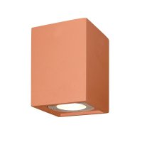 ACA Lighting venkovn� hranat� stropn� sv�tidlo beton IP65 GU10, terakota
