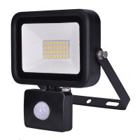 Solight LED reflektor PRO se senzorem, 30W, 2760lm, 5000K, IP44 WM-30WS-L