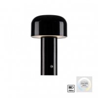 JUST LIGHT LED bateriov� stoln� sv�tidlo �ern� tvar houby stm�vateln� dotykem USB 2700-5000K LD 19190-18