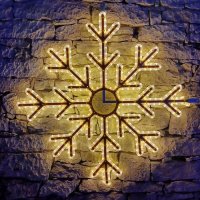 DecoLED LED světelná vločka X, sada na sloupy VO 3D tisk, pr. 102 cm, teple bílá DecoLED LED světelná vločka X, sada na sloupy VO 3D tisk, pr. 102 cm, teple bílá
