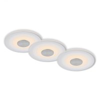 BRILONER LED vestavné svítidlo, pr.12 cm, 3x LED, 6 W, 650 lm, hliník IP44 BRI 7043-039 BRILONER LED vestavné svítidlo, pr.12 cm, 3x LED, 6 W, 650 lm, hliník IP44 BRI 7043-039