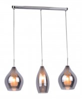 Závěsné svítidlo AZzardo Amber Milano 3 chrome AZ2149 G9 3x40W IP20 60cm chromové Závěsné svítidlo AZzardo Amber Milano 3 chrome AZ2149 G9 3x40W IP20 60cm chromové