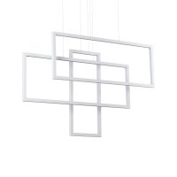 LED Z�v�sn� sv�tidlo Ideal Lux FRAME SP RETTANGOLO BIANCO 253589 93W 9600lm 3000K IP20 103cm b�l�