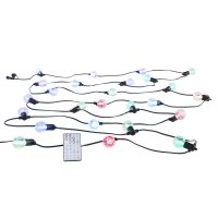 �et�zov� LED osv�tlen� Picnic, 12 x ��rovka E12 RGB, v�etn� d�lkov�ho ovlada�e, d�lka 7,32 m